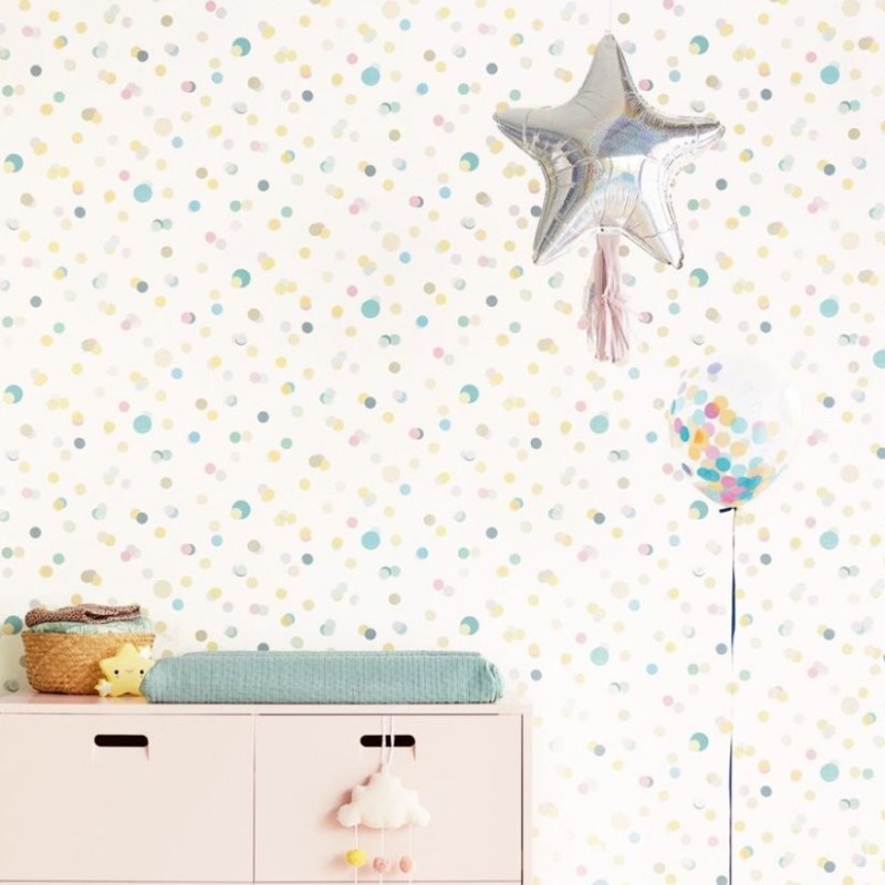 Обои в интерьере детской комнаты