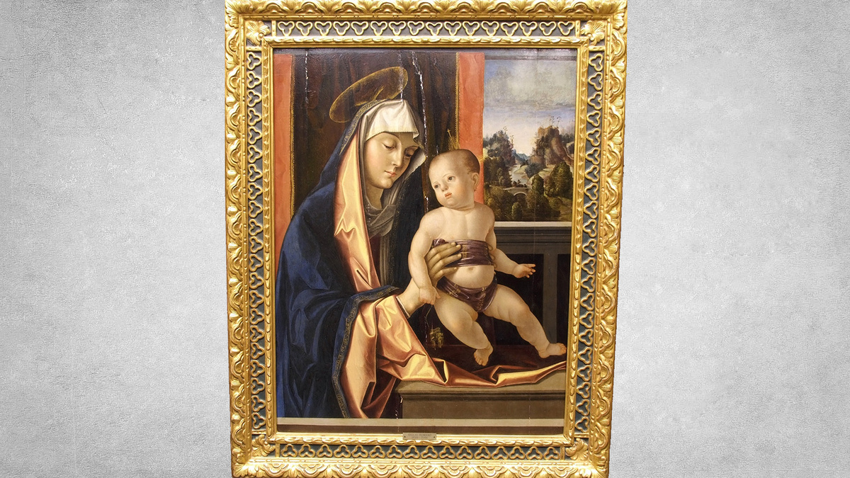Антони Соларио - Мадонна с младенцем, XVI в.