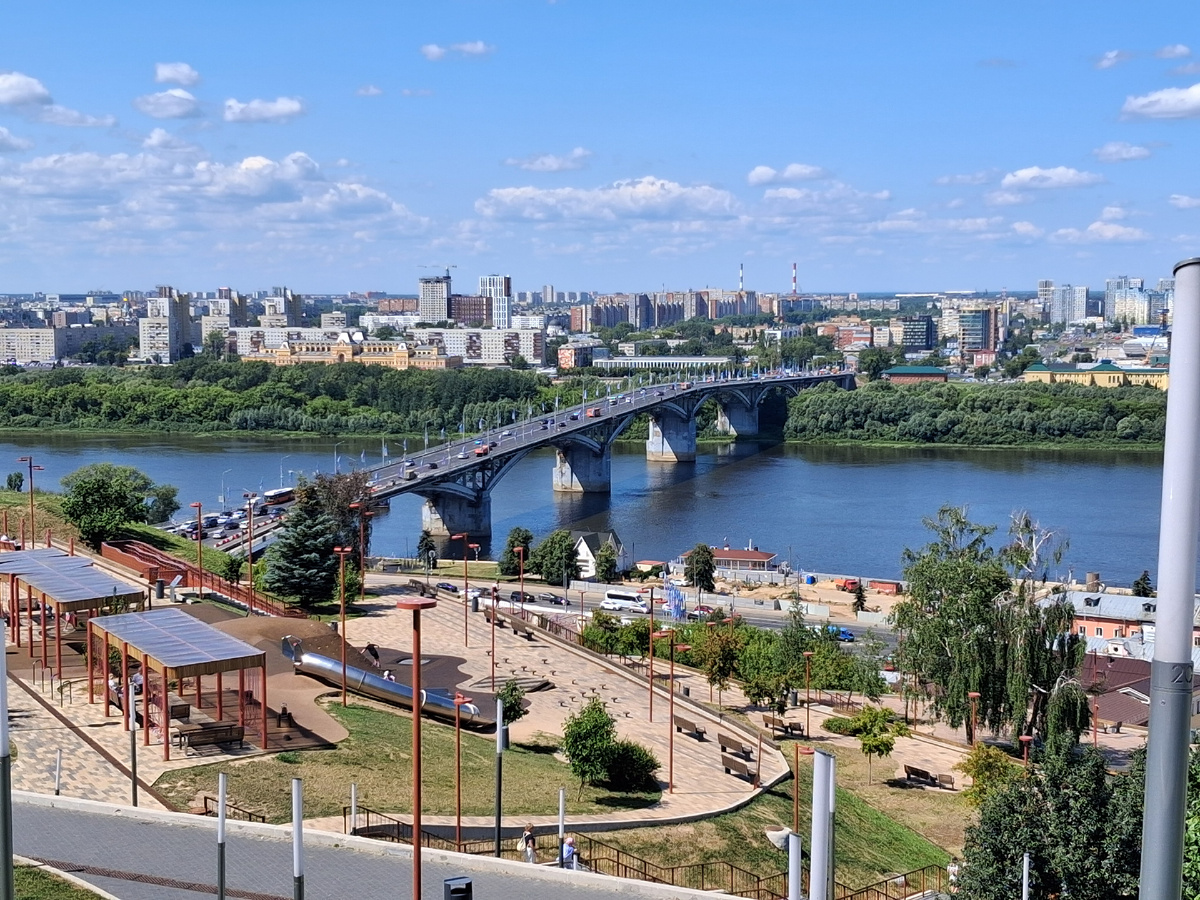 Нижний Новгород - красивейший город России. Фото автора.