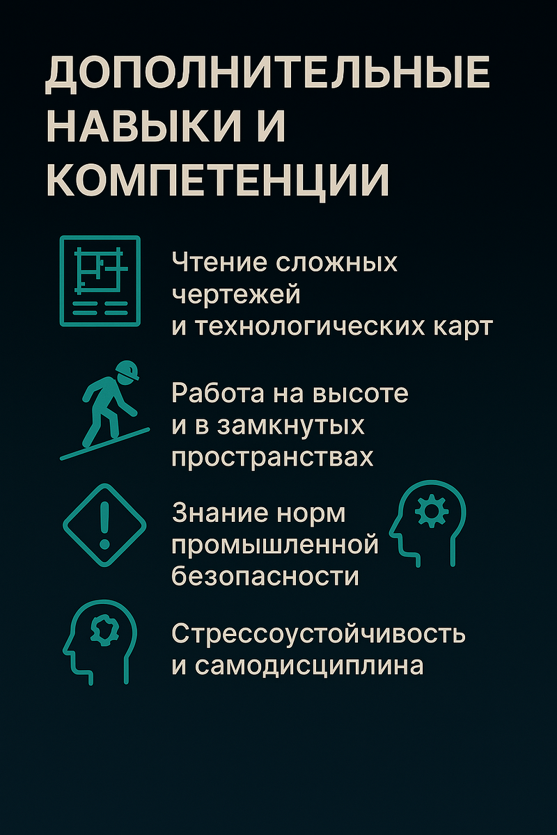 дополнительные навыки