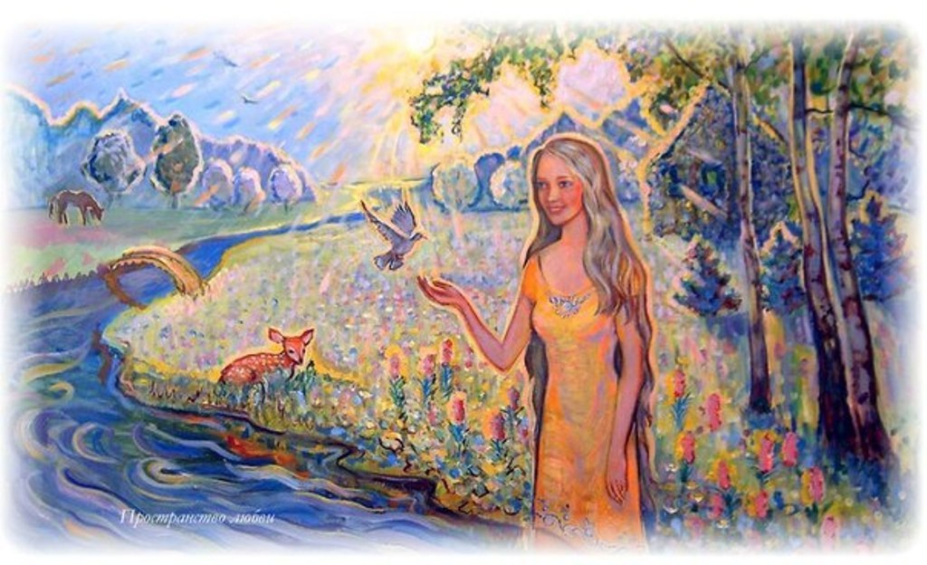 Анастасия, рисуют дети