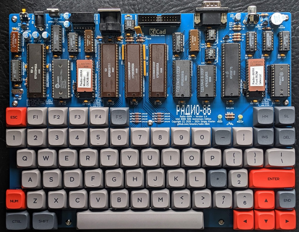 Re-make of the Soviet Ham Radio computer published in Radio Magazine in 1986