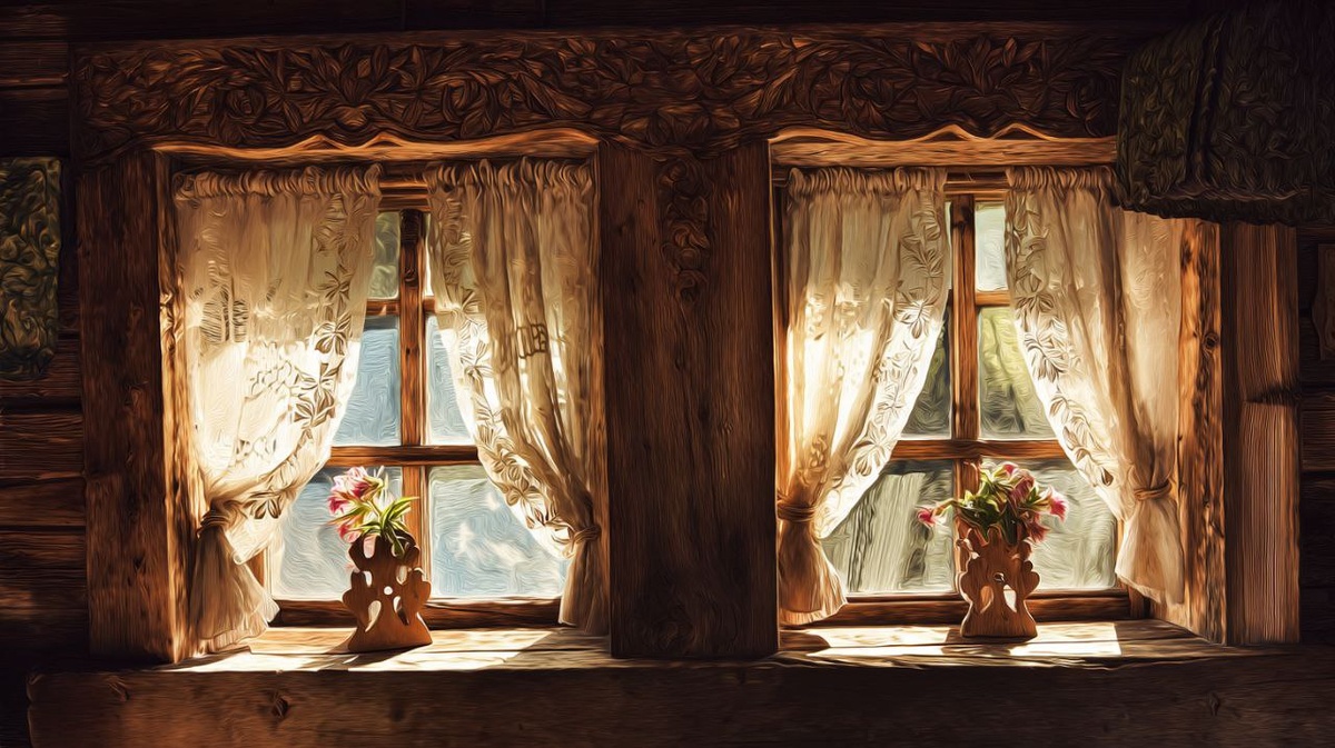 Как оформить окна деревом: уют, стиль и никакого пластика