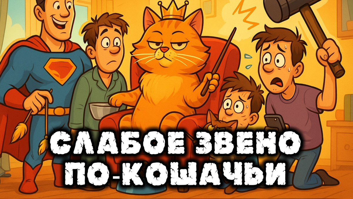 Как Коты Вычисляют Самое Слабое Звено В Доме