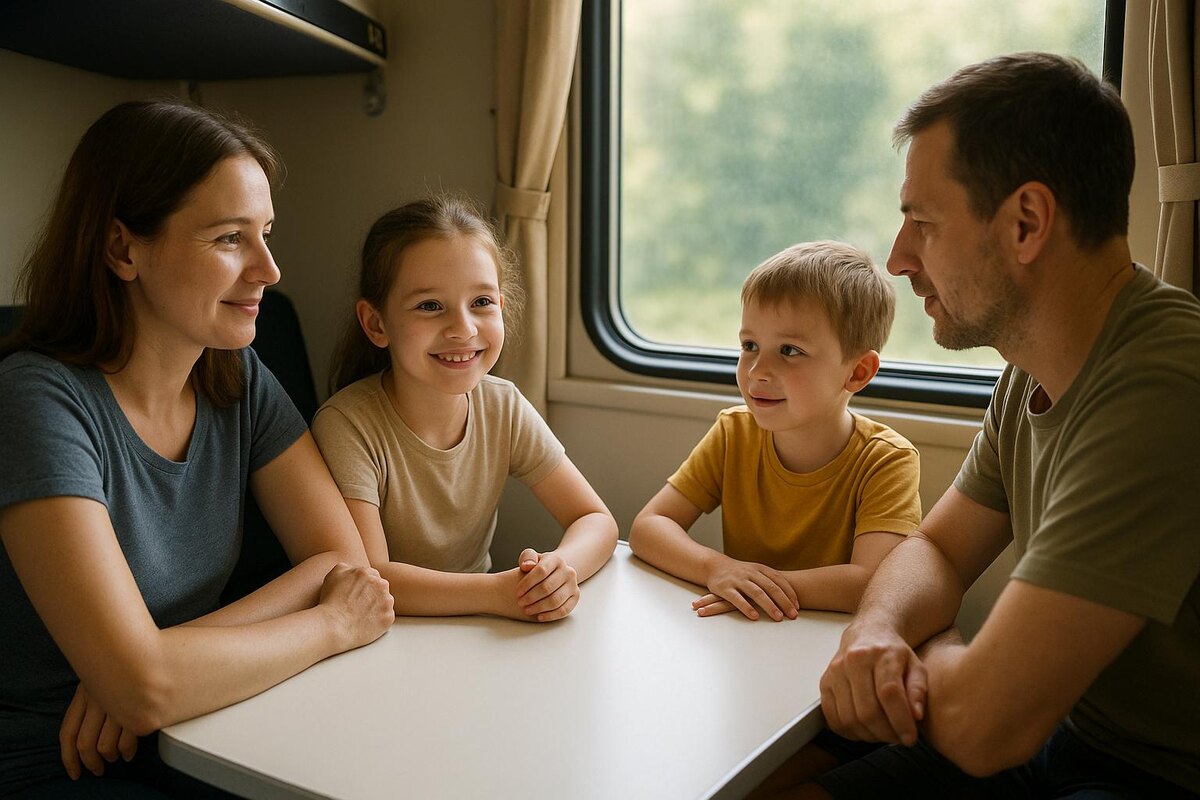 Путешествие в поезде