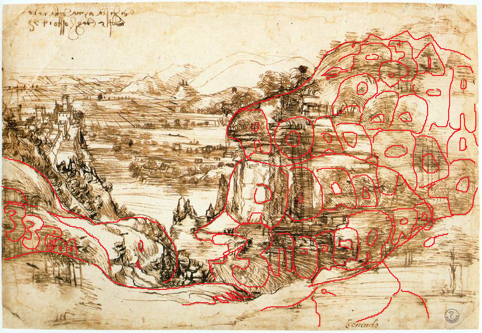 Гроза Яра. Леонардо Да Винчи (Долина Арно)