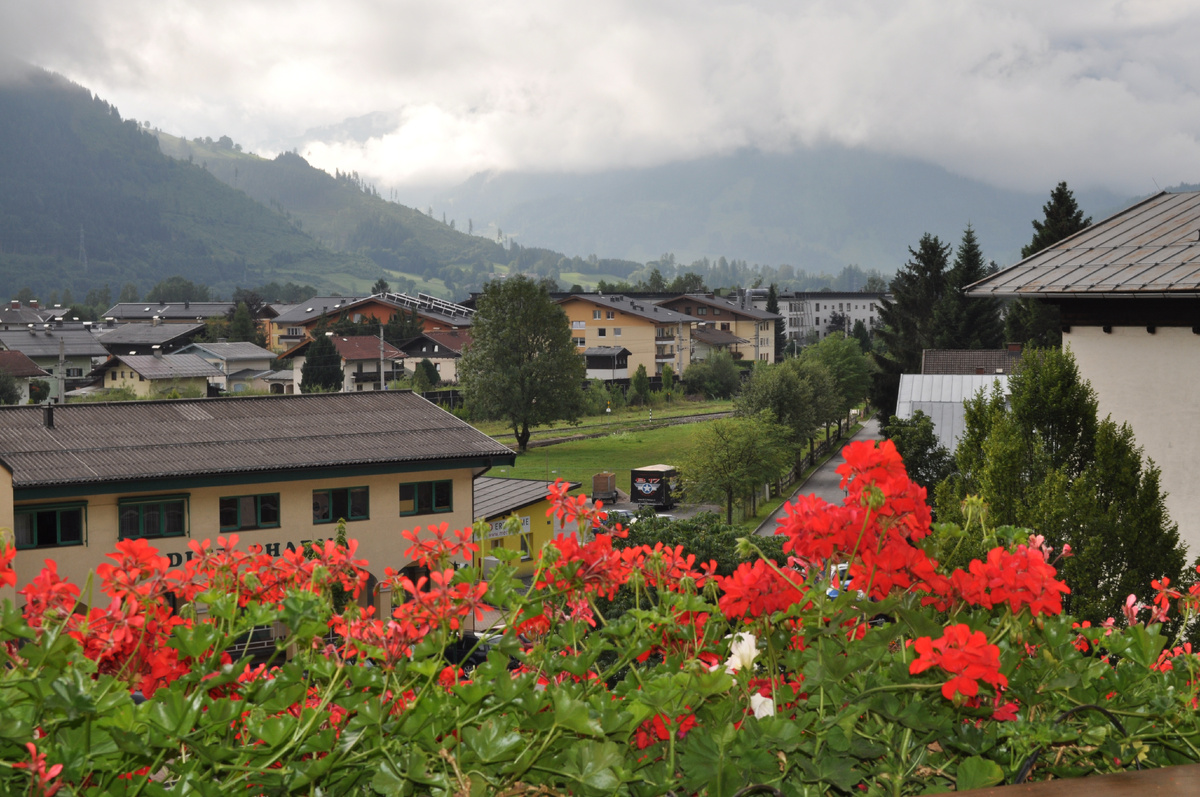 Вид из окна отеля.