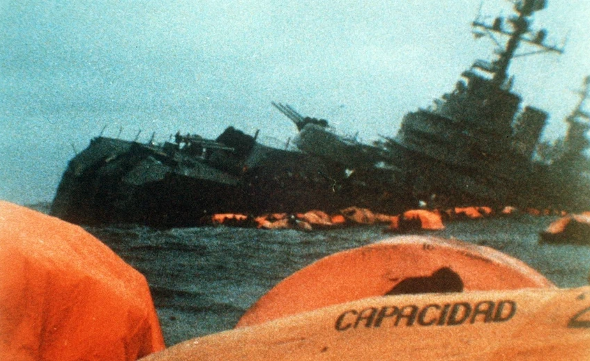 Затопление крейсера «Генерал Бельграно».