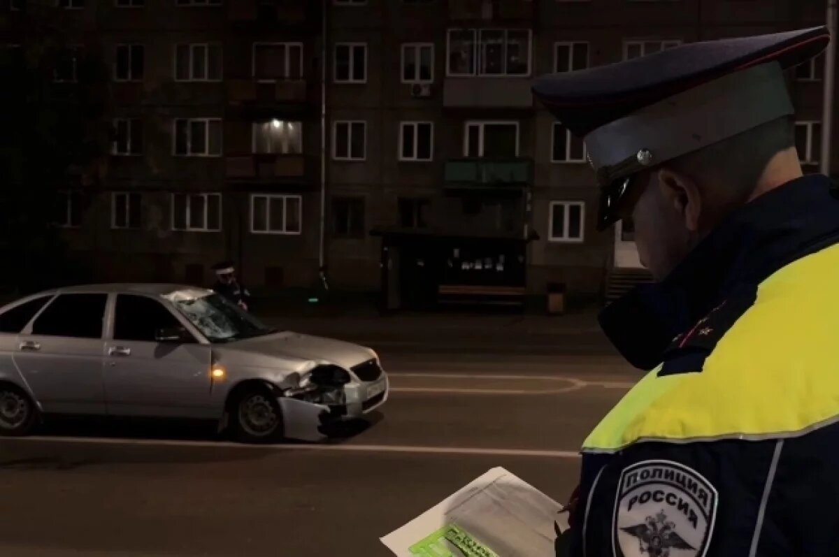   В Красноярске 33-летний пешеход погиб под колесами «Приоры» на Калинина