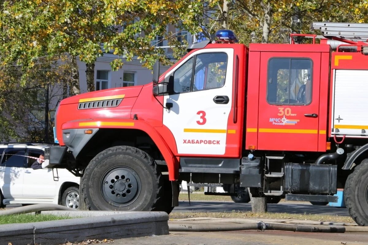    В Хабаровске горела квартира в пятиэтажке на Ворошилова, пострадала хозяйка