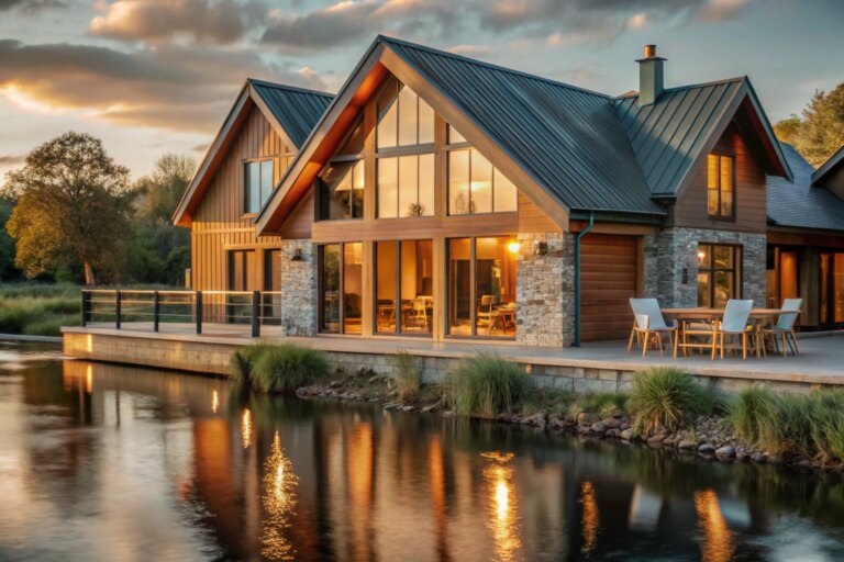    Как выбрать идеальный стиль для загородного дома на берегу реки: 4 уникальных решения для гармонии с природой