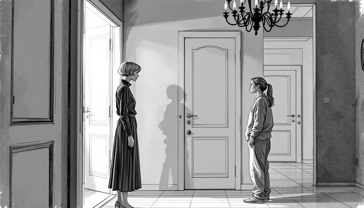 Какое-то время обе молча смотрели друг на друга. ©Михаил Лекс