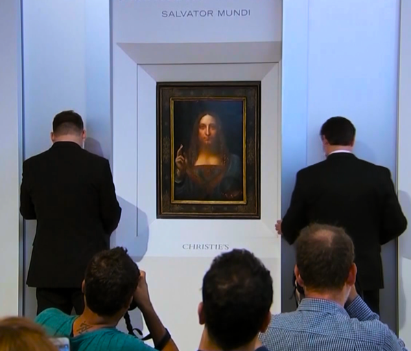 Начало маркетинговой кампании по продаже "Спасителя" у "Кристис" Из открытых источников