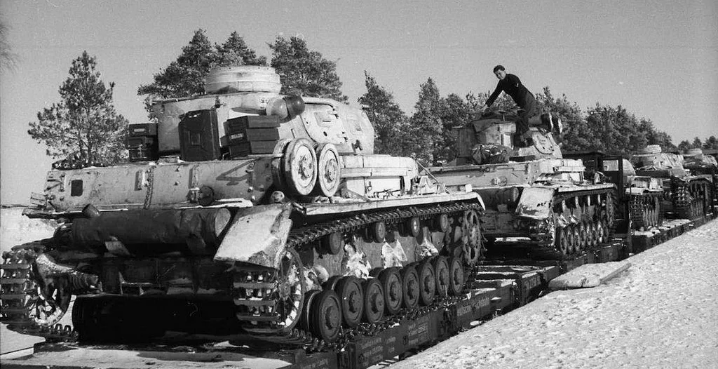 Переброска танковых частей Вермахта. Источник tr.pinterest.com