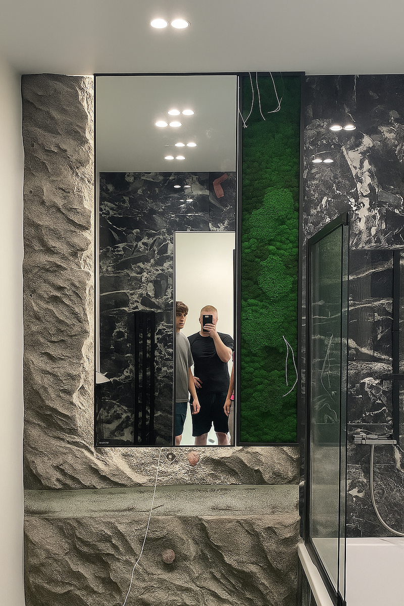 

В мире дизайна интерьеров все больше людей стремятся привнести в свои дома элементы природы. Одним из самых ярких примеров такого подхода является уникальный декор для санузла — сочетание скалы и стабилизированного мха. Этот элемент не только привлекает внимание, но и создает удивительную атмосферу уюта и гармонии.

▎🌿 Скала и стабилизированный мох в санузле

Скала, выполненная из высококачественных материалов, в сочетании со стабилизированным мхом, символизирует баланс с природой. Такой декор идеально подходит для тех, кто ценит экологичность и хочет создать в своем доме оазис спокойствия. Стабилизированный мох не требует особого ухода, что делает его практичным выбором для любого помещения. Он добавляет текстуру и цвет, а также улучшает акустику пространства, поглощая лишние звуки.

▎🏡 Эксклюзивные изделия для вашего интерьера

Мы гордимся тем, что создаем самые эксклюзивные изделия для вашего интерьера. Наша команда работает над каждым проектом индивидуально, учитывая пожелания и предпочтения клиентов. Мы предлагаем широкий ассортимент материалов и цветов, чтобы каждый мог найти идеальное решение для своего дома.

▎📌 Приглашаем вас в наш шоу-рум

Хотите увидеть наши изделия вживую? Приглашаем вас выбрать цвет и ознакомиться с образцами в нашем шоу-руме! Мы находимся по адресу:  
📍 г. Москва, ул. Бутырская, д. 5  

Наши специалисты с радостью проконсультируют вас и помогут выбрать наиболее подходящие решения для вашего интерьера.

▎📞 Свяжитесь с нами

Если у вас есть вопросы или вы хотите записаться на консультацию, не стесняйтесь звонить!  
📞 Телефон для связи: 8 499 346 6629 (доступен WhatsApp)  

🌟 Ждем вас! Откройте для себя мир уникального декора и дизайна интерьеров! 🌟

