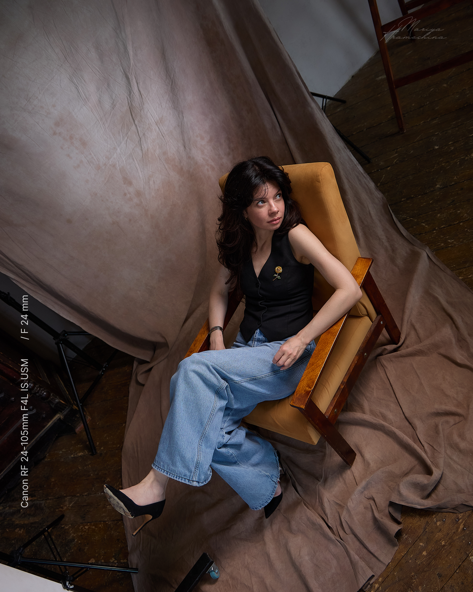 В кчестве модели прекрасная Екатерина