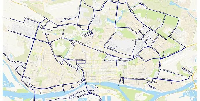 Планируемый грузовой каркас в г. Ростов-на-Дону