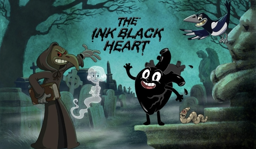 Фан-арт игры "Чернильно-черное сердце"