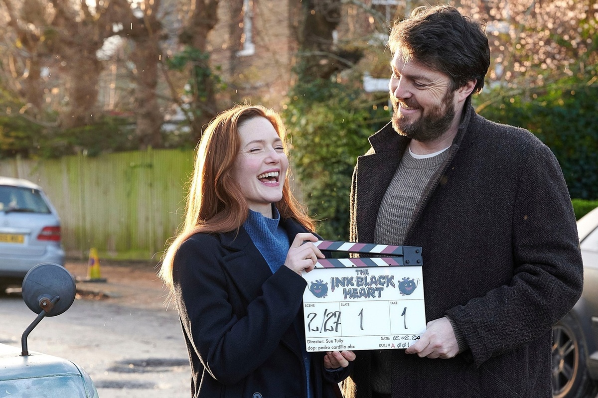 На съемках сериала