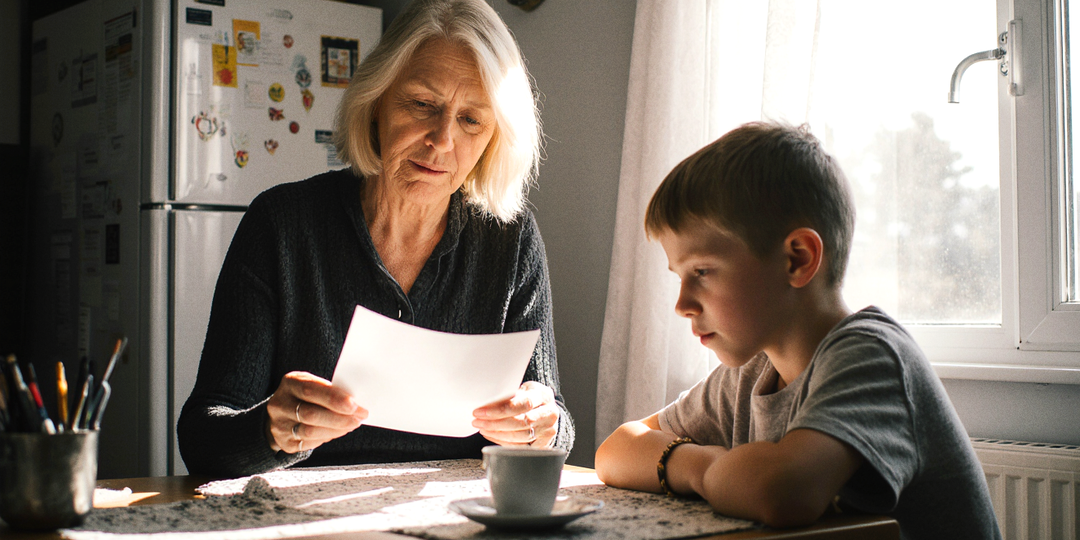 Бабушка, пожалуйста, только не отдавай меня маме, мне там плохо-сказал внук Саша