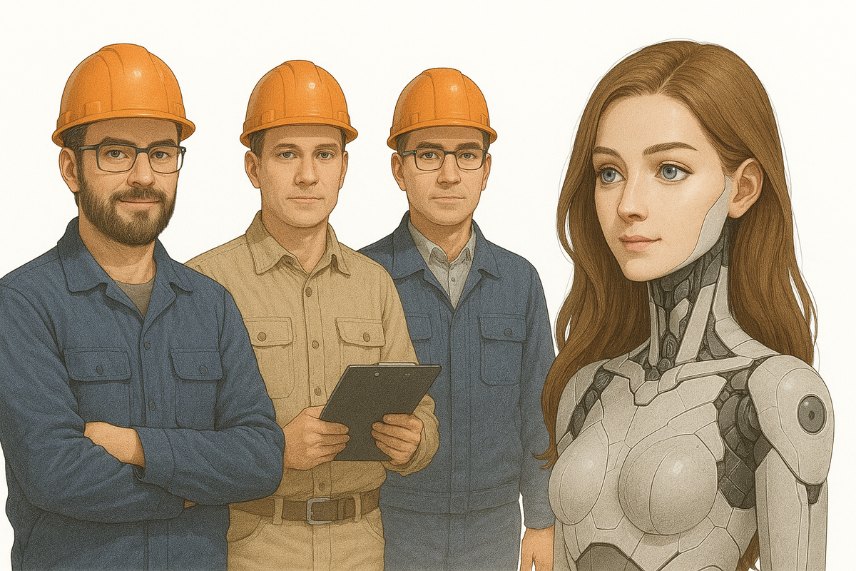 В одной из компаний, с которой я недавно работала, директор пожаловался:

«Мы уже внедряли Lean. И даже начали работать с ИИ. Но результатов почти нет. Сотрудники не хотят вкл. Вроде все делают, но не верят. Что не так?»

Эта ситуация — не исключение. Многие руководители надеются, что внедрение инструментов Lean или ИИ само по себе резко повысит эффективность. Но забывают о самом главном, о людях.

Lean и ИИ: инструменты, а не волшебная палочка. Lean помогает устранить потери, наладить потоки, стандартизировать работу. ИИ — ускоряет анализ данных, выявляет скрытые проблемы, предлагает решения. Казалось бы, идеальный дуэт. Но без участия сотрудников всё это работает на 30% от возможного. Вовлечённый персонал — это не просто "исполнители". Это люди, которые понимают зачем нужны изменения, участвуют в анализе, предлагают улучшения, спорят, пробуют, ошибаются и делают лучше.

На одном производстве мы начали с базового Lean-аудита. Нашли классические потери: лишние движения, перепроизводство, простой станков. Подключили ИИ — и он быстро подсветил аномалии в данных, которые раньше никто не замечал.

Но самый важный прорыв случился позже. Мастер смены предложил провести утренние «5-минутки» с обсуждением данных ИИ и визуализацией проблем на доске. Рабочие начали видеть, где именно теряется время, какие действия можно улучшить. Экономия — 41 минута в смену.

ИИ бы этого не сделал. Это сделали люди. Гибридный подход: 3 силы, которые работают вместе
Lean — наводит порядок, показывает, где потери. ИИ — ускоряет анализ, помогает увидеть то, что скрыто от глаз. Люди — воплощают всё это в реальность. Осознанно. С интересом.

Что мешает?  Часто сотрудники не верят, что их мнение важно. Боятся, что всё это — «ещё одна реформа сверху». Именно поэтому важно начинать с доверия, объяснения, совместных маленьких шагов. Как это осуществить, узнаете на курсе: Оптимизация бизнес-процессов с помощью ИИ: https://fepcschool.ru/optimizacia_processov_neiro