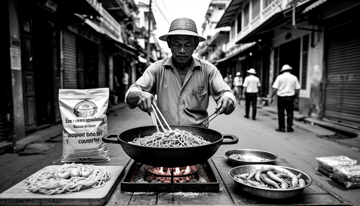 Рождение национального блюда: уличный торговец готовит первый Пад Тай по государственному рецепту, 1942 год