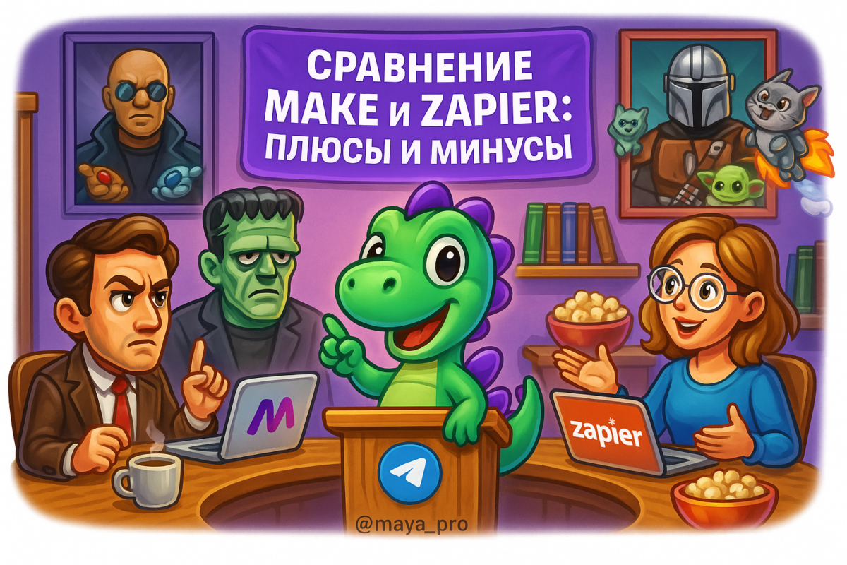    Сравнение автоматизации: Make vs Zapier – кто окажется на вершине в 2025 году? Артур Хорошев