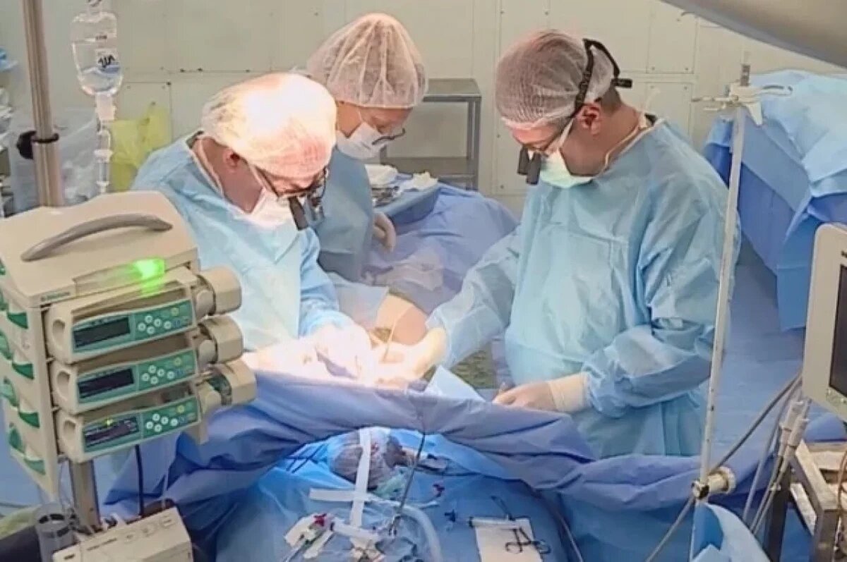    Операцию на сердце новорожденного мальчика провели нижегородские хирурги