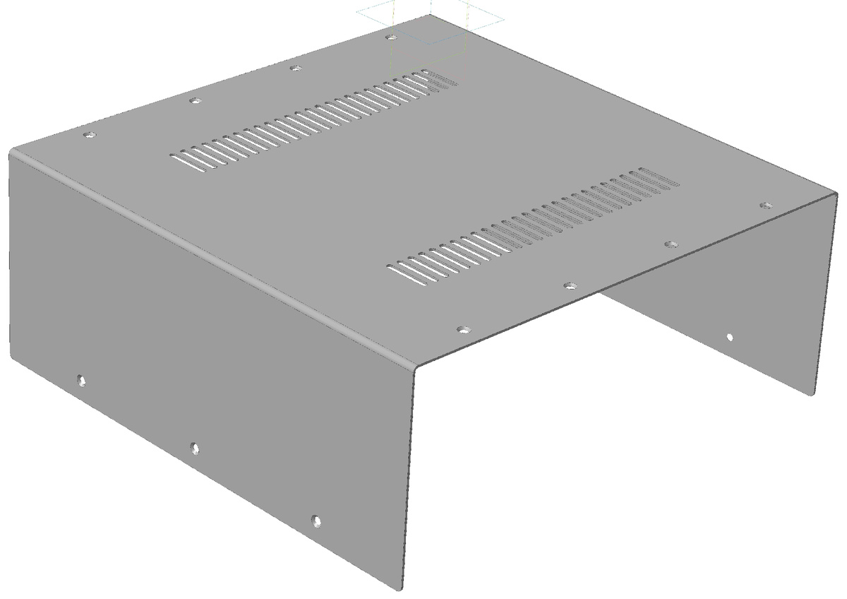Моделирование корпуса (вер. 3). Верхняя  крышка