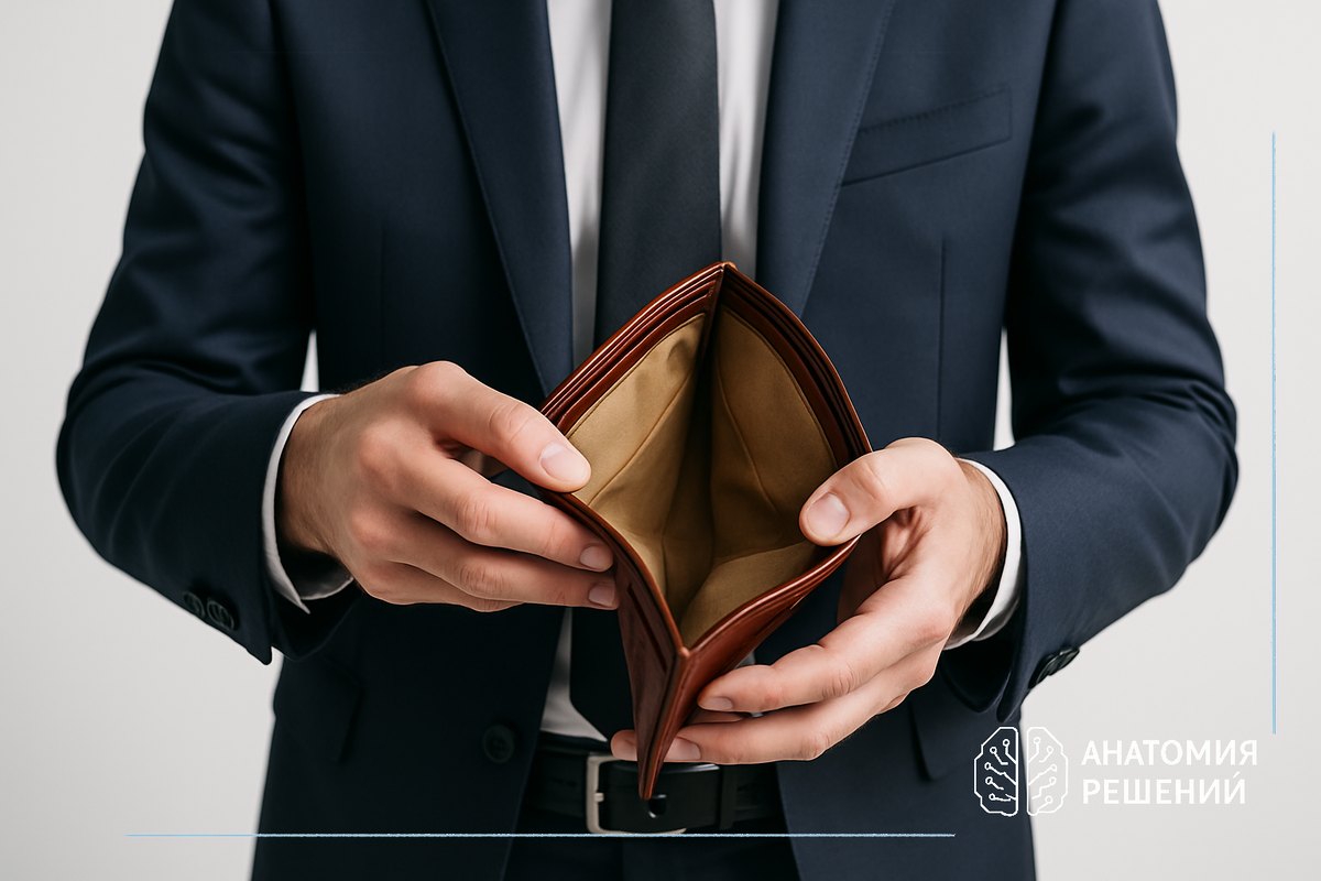 Проблема — не в деньгах. Проблема — в том, как вы принимаете решения. 