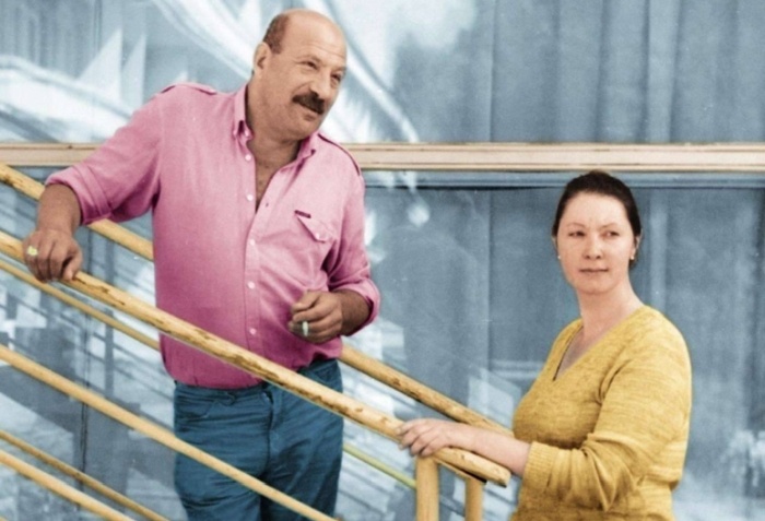 Алла Чернова с мужем