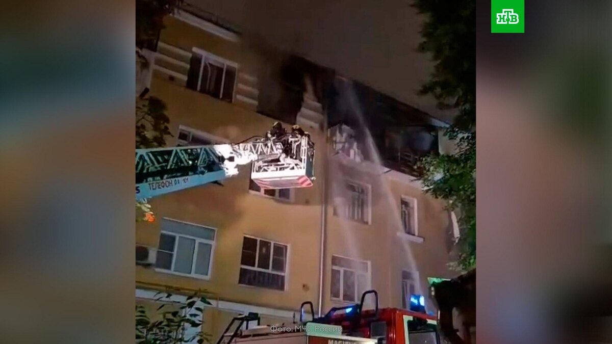    Один человек погиб при пожаре в жилом доме в Москве