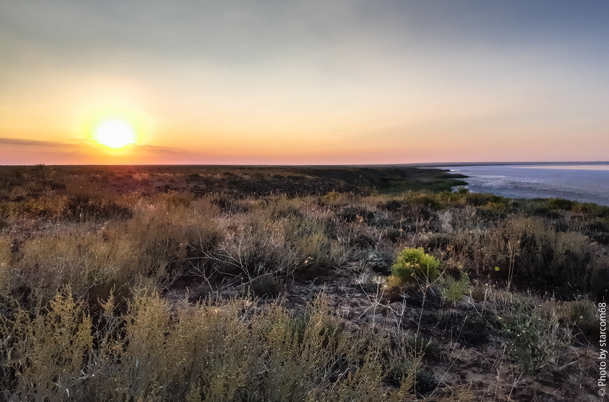 Восход солнца на Эльтоне