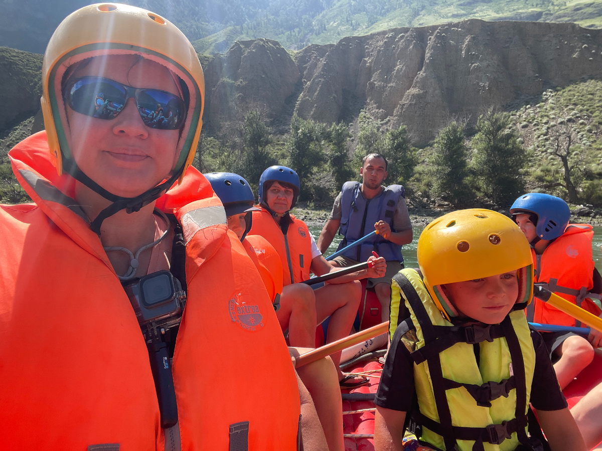 На сплав можно с детьми