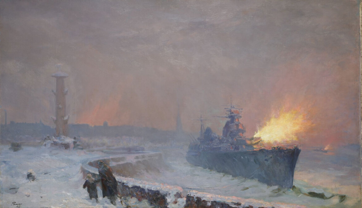 Яков Ромас Зимние залпы Балтики,