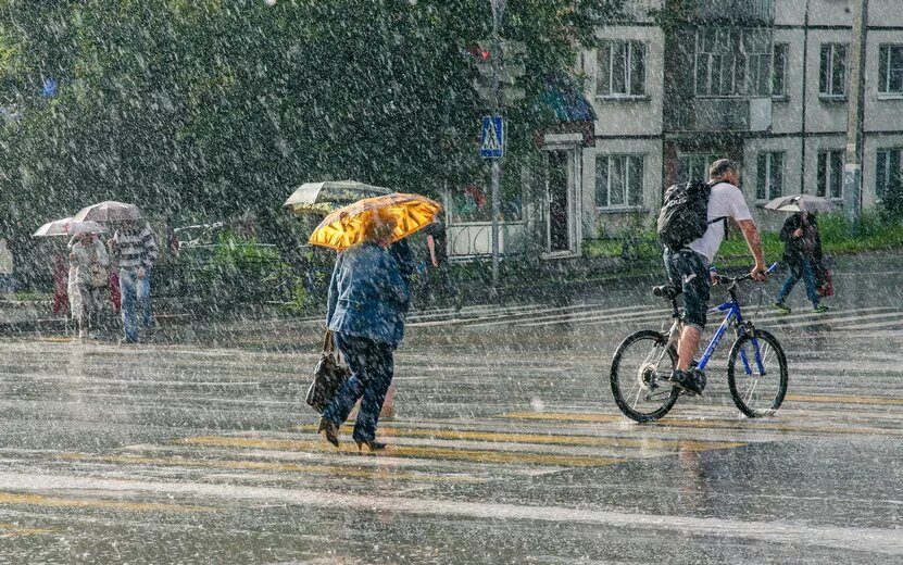    Треть месячной нормы осадков выпала за ночь в Ижевске