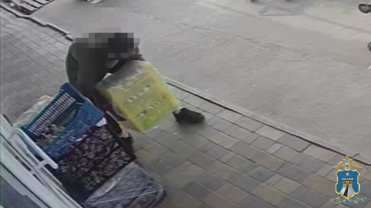 Кадр из видео с камеры наблюдения