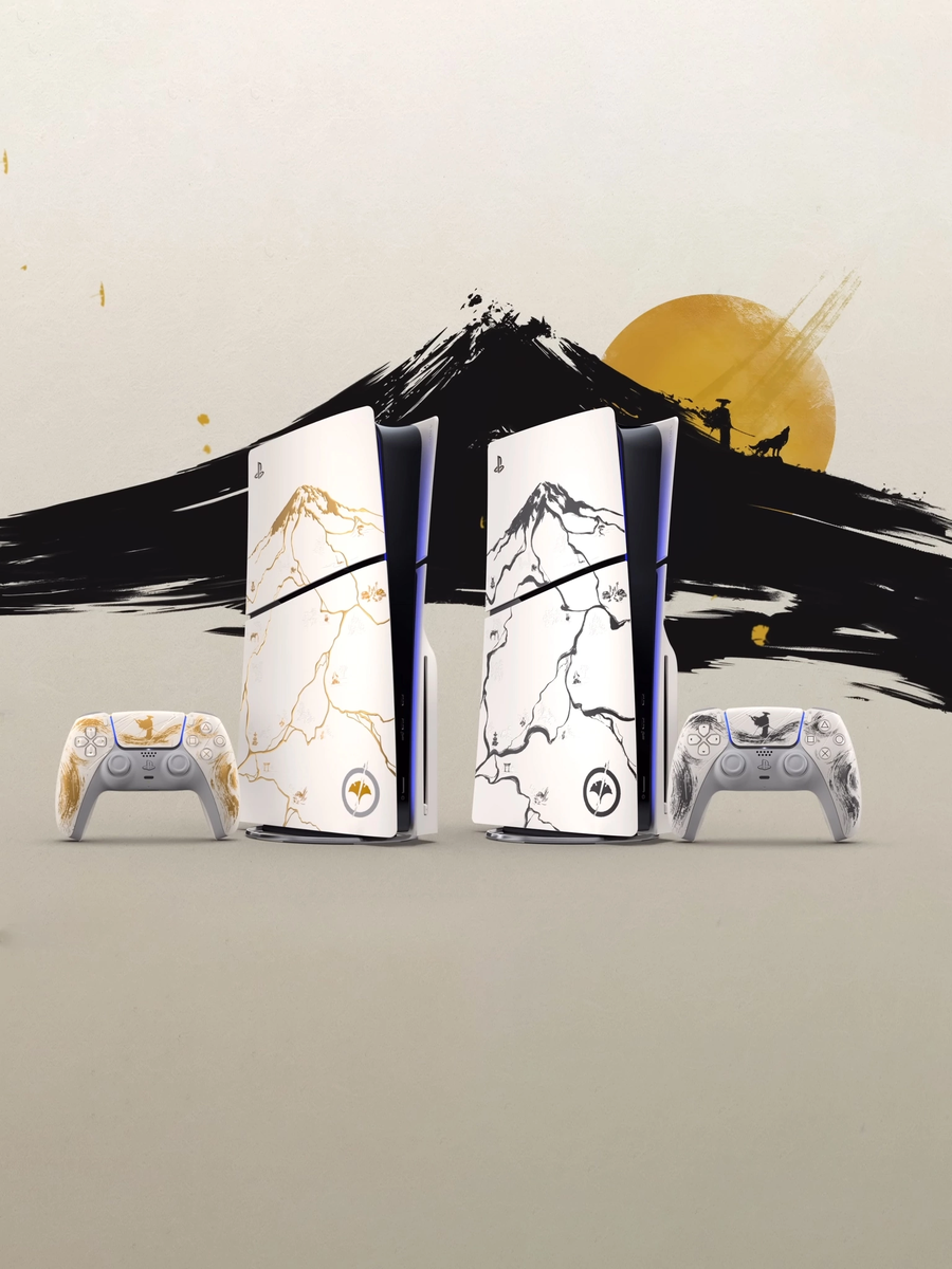 Золотая и черная версии с японскими мотивами 