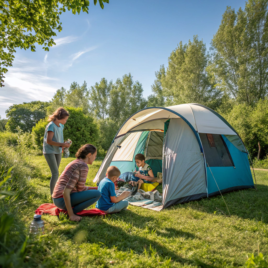 Жизнь в палатке приносит свои радости и забавные ситуации