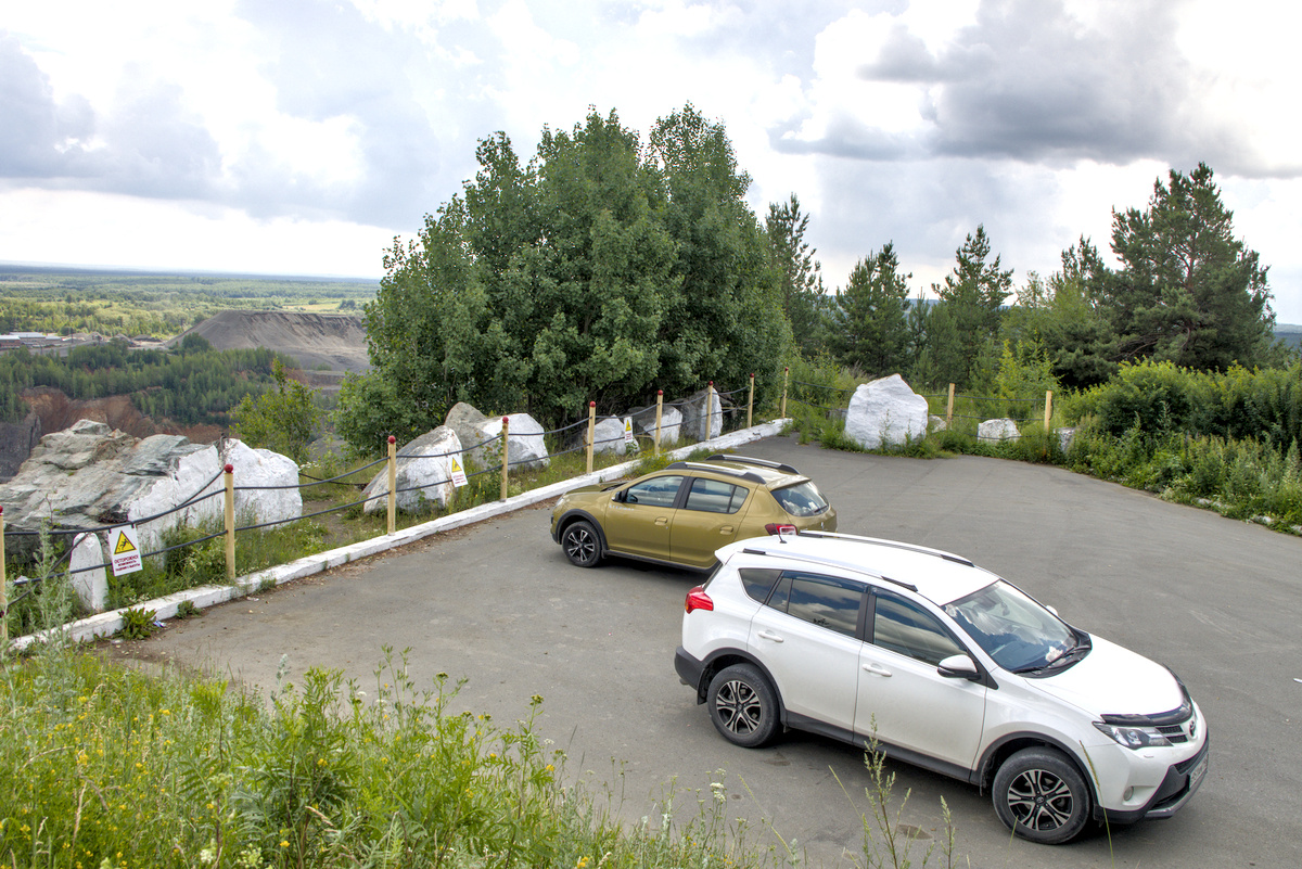 Автостоянка на вершине г. Благодать