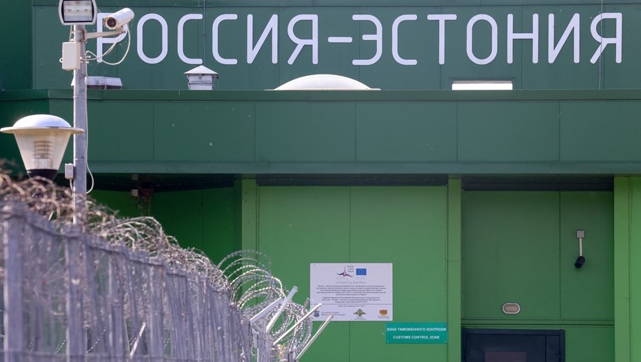    Российско-эстонская граница. Погранпереход Ивангород — Нарва. Автор фото: Петр Ковалев/ТАСС