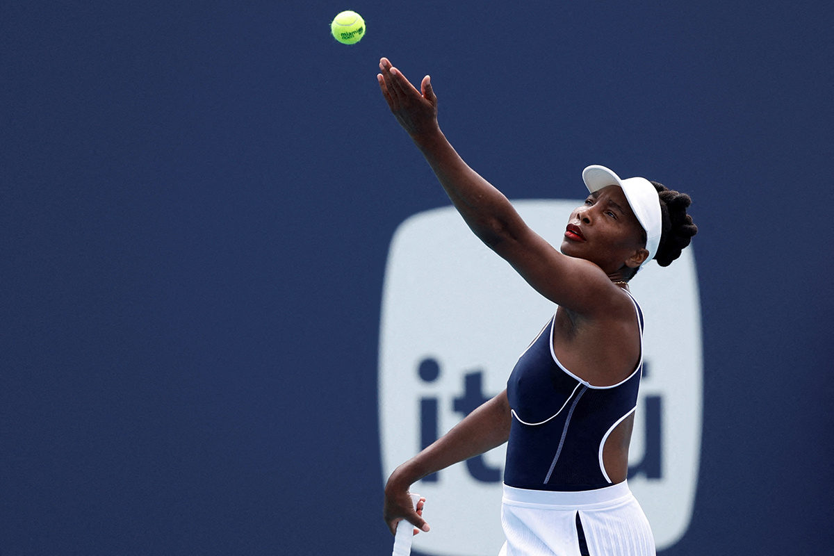    Винус Уильямс в 45 лет победила в первом матче после возвращения в WTA-тур