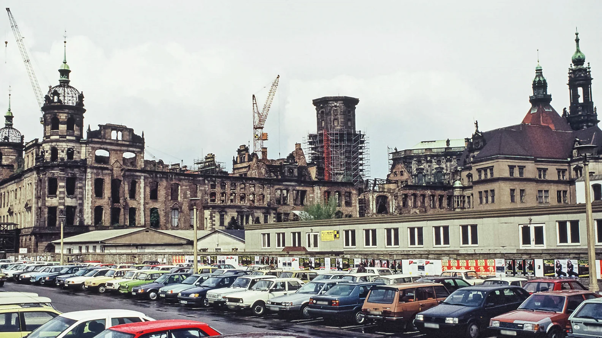 Дрезден в 90-ые...