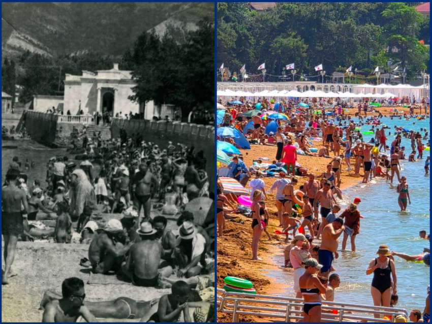 Фото справа: тг-канал «Жизнь на море - Геленджик Новороссийск Анапа»

