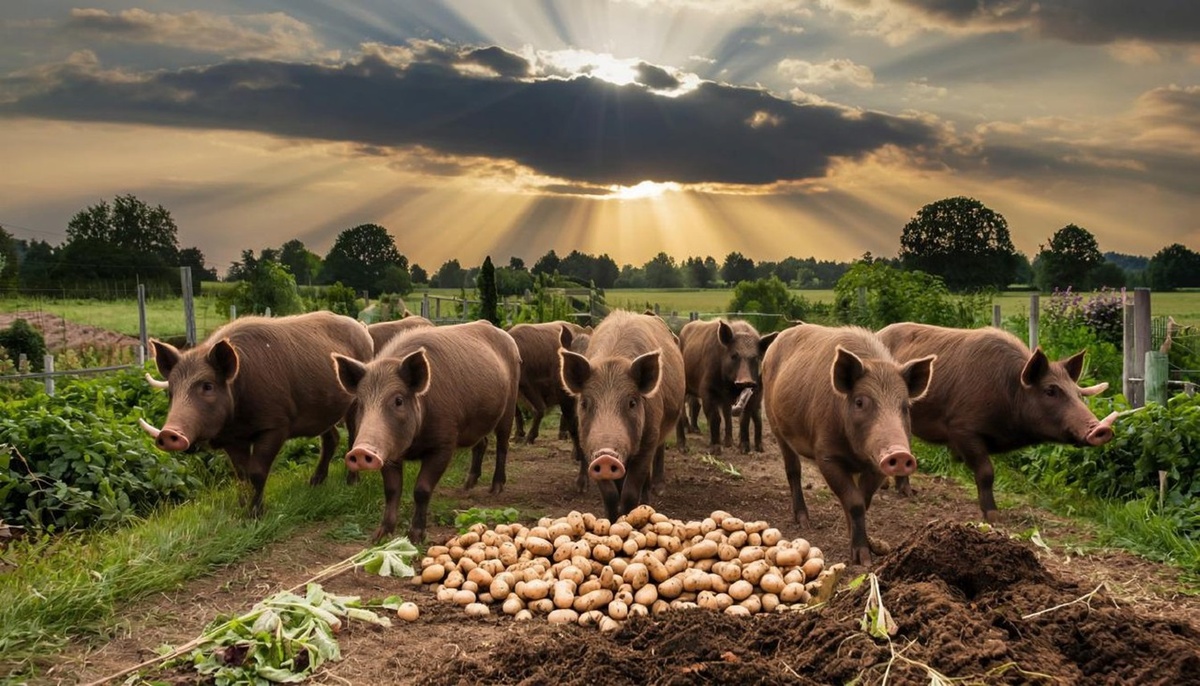 Местные жители жалуются на нашествие кабанов.  Фото: Изображение сгенерировано нейросетью Kandinsky 4.1