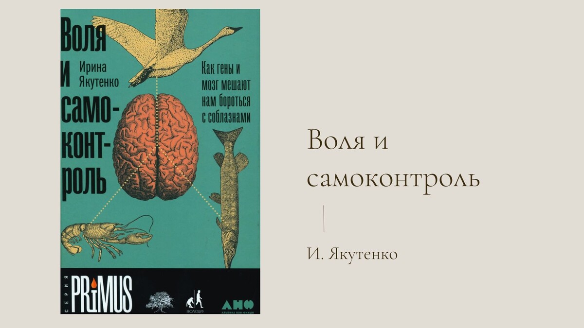 И. Якутенко "Воля и самоконтроль"