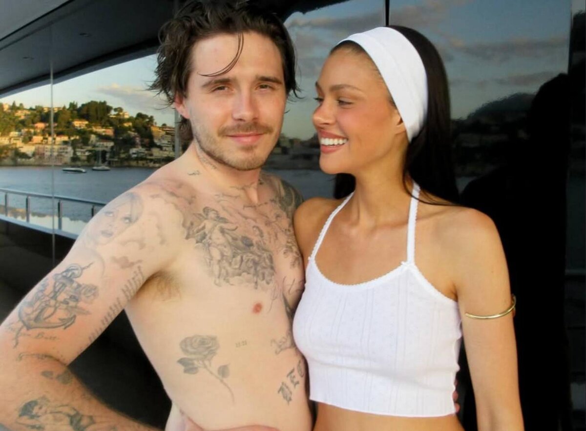     Бруклин Бекхэм и Никола Пельтц. Фото: Instagram (запрещён в РФ) @nicolaaannepeltzbeckham