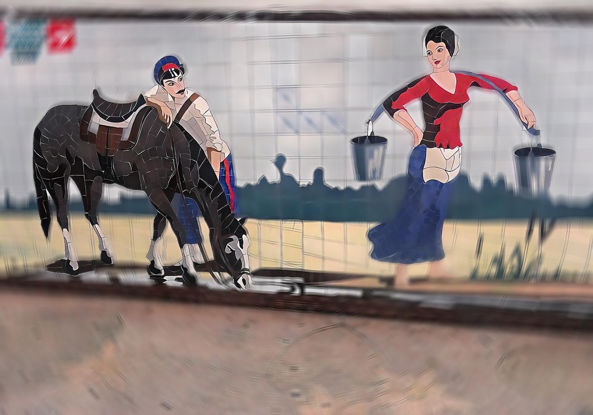 Многие пешеходные переходы города, в котором происходили беговые события, украшены мозаикой. Фото из открытых источников сети интернет.