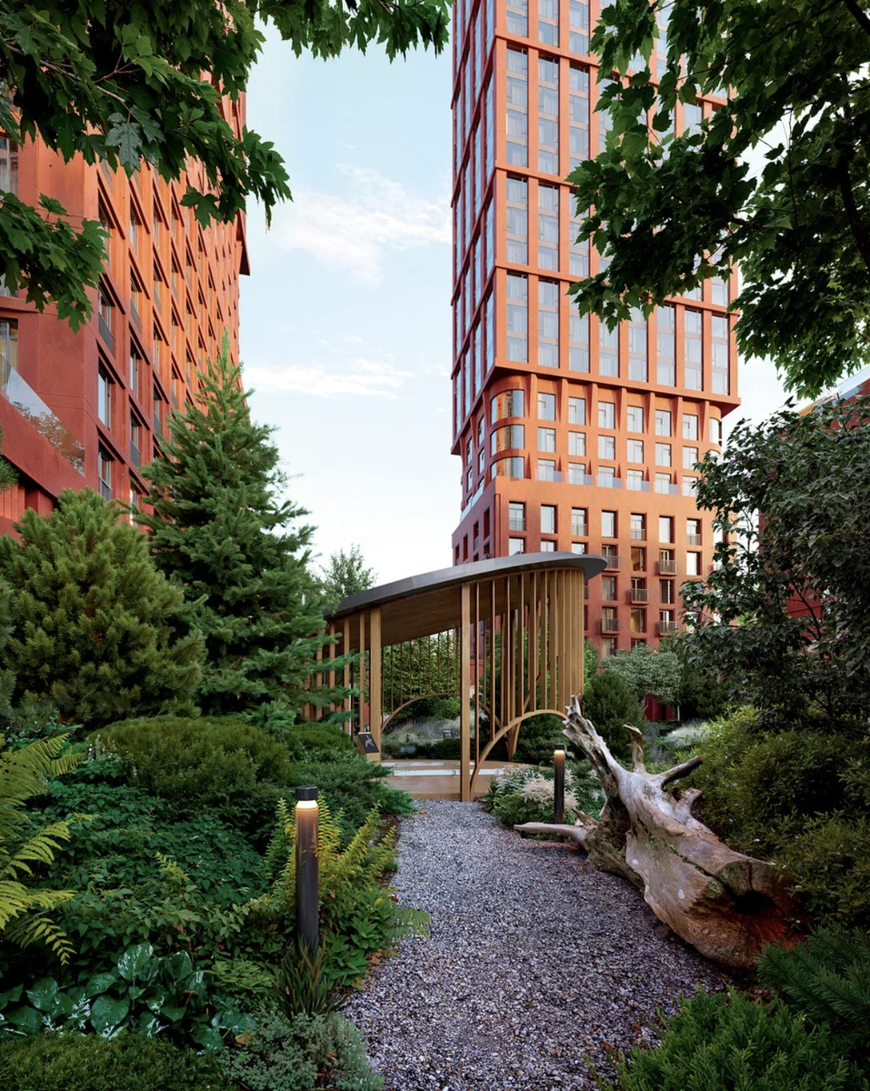     Лесной ландшафт двора Set.2, MR Group