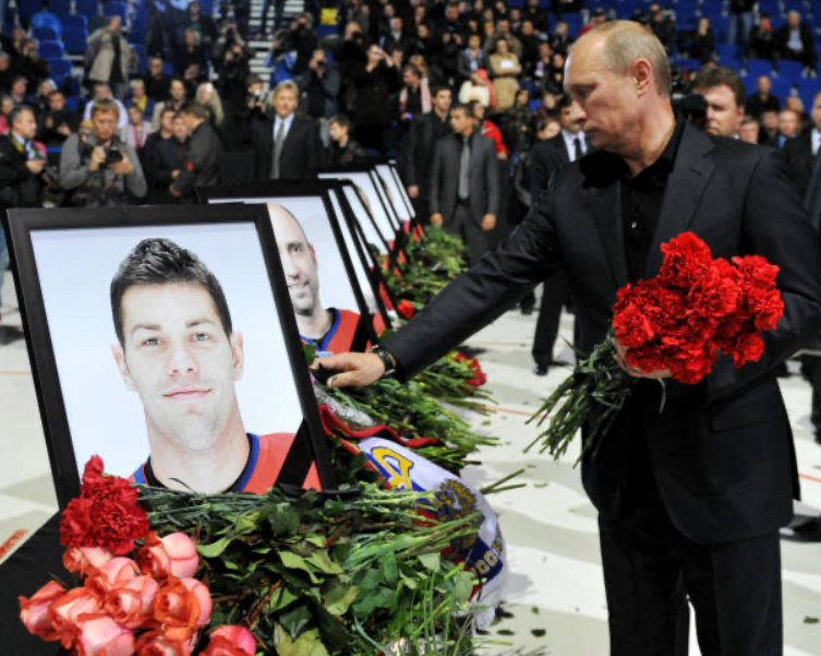 Путин на прощании с командой «Локомотив»